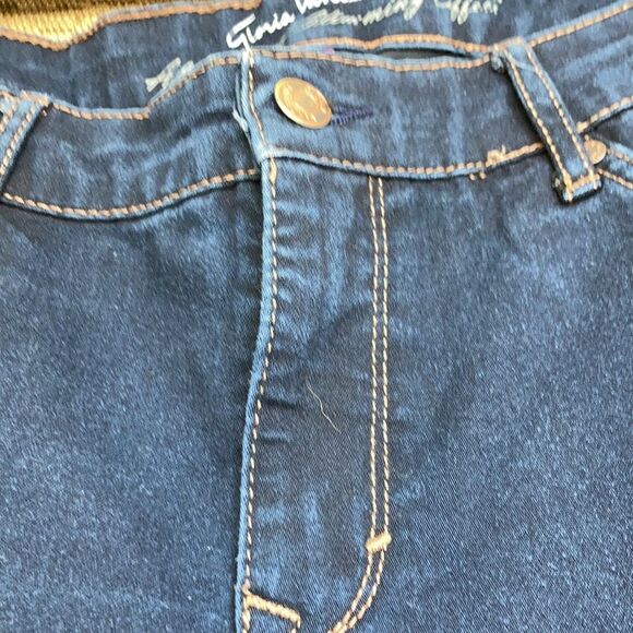 Gloria Vanderbilt all around slimming effect Bridget slim leg jeans color navy - Picture 3 of 7